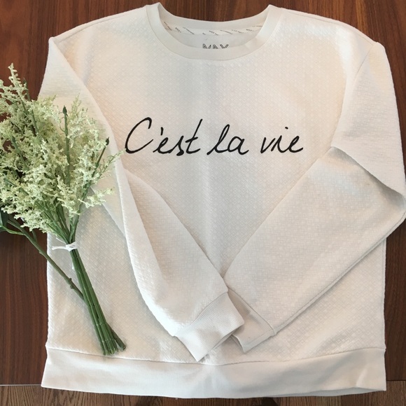 marc new york performance Tops - ✨ MARC NY C’EST LA VIE SWEATSHIRT ❤️🌿